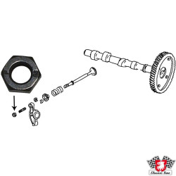 PartzBiz CE 8111351400 - Adjusting nut for valve, M8