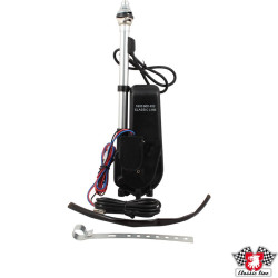 PartzBiz CE 1600900400 - Antenna, automatic, 12V, chrome