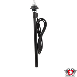 PartzBiz CE 1600900300 - Antenna, telescopic, chrome, for front wing