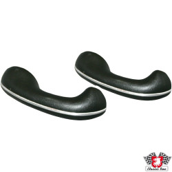 PartzBiz CE 8189804116 - Armrest set, black, left/right, 2 pieces