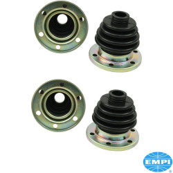 PartzBiz CE 8153700418 - Axle boot set with flange for CV