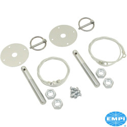 PartzBiz CE 8187301418 - Baja hood pin set with lanyards, 2 pieces