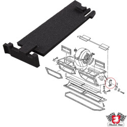 PartzBiz CE 1128004280 - Bearing plate for flap for footwell