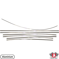 PartzBiz CE 8186500510 - Body moulding kit, 7 pcs, aluminium