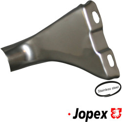 PartzBiz CE 8121600200 - Bracket for exhaust, stainless steel