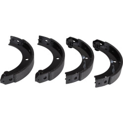 PartzBiz CE 1663900112 - Brake shoe set with linings, rear
