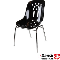 PartzBiz CE 9902500100 - Chair Conference, frame chrome, seat black  