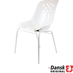 PartzBiz CE 9902500210 - Chair Conference, frame white, seat white