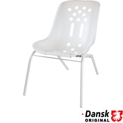 PartzBiz CE 9902501210 - Chair Recliner, frame white, seat white