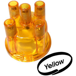PartzBiz CE 8191200806 - Distributor cap, yellow transparent