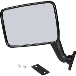 PartzBiz CE 1189100383 - Door mirror, with E-mark, black