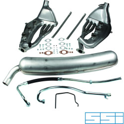 PartzBiz CE 1620000810 - Exhaust conversion set, free-flow