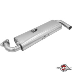 PartzBiz CE 8120810208 - Exhaust rear, Single Quiet