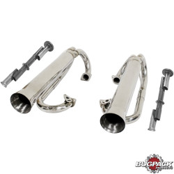 PartzBiz CE 8120804208 - Exhaust system rear with inserts
