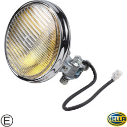 PartzBiz CE 1695200602 - Fog lamp with clear glass and yellow