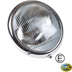 PartzBiz CE 8195100302 - Headlight with chrome rim, with E-mark