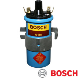 PartzBiz CE 8191600107 - Ignition coil, 12 Volt (Blue Coil), BOSCH