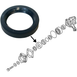 PartzBiz CE 8151250703 - Oil seal for wheel bearing