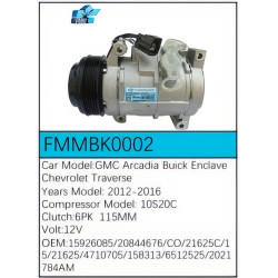 PartzBiz CE FMMBK0002 - Compressor for  Buick - FMMBK0002