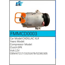 PartzBiz CE FMMCD0003 - Compressor for  Cadillac - FMMCD0003