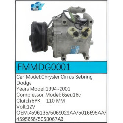 PartzBiz CE FMMDG0001 - Compressor for  Dodge - FMMDG0001