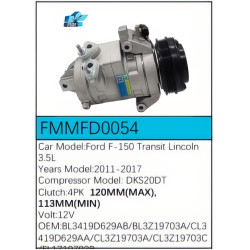 PartzBiz CE FMMFD0054 - Compressor for  Ford - FMMFD0054